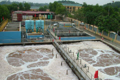 Bể vi sinh nước thải nhà máy hóa mỹ phẩm