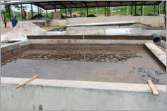 Bể chứa bùn nước thải nhà máy thức ăn chăn nuôi